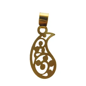 Novin Zar PL-109-PL Gold Necklace Pendant Plaque