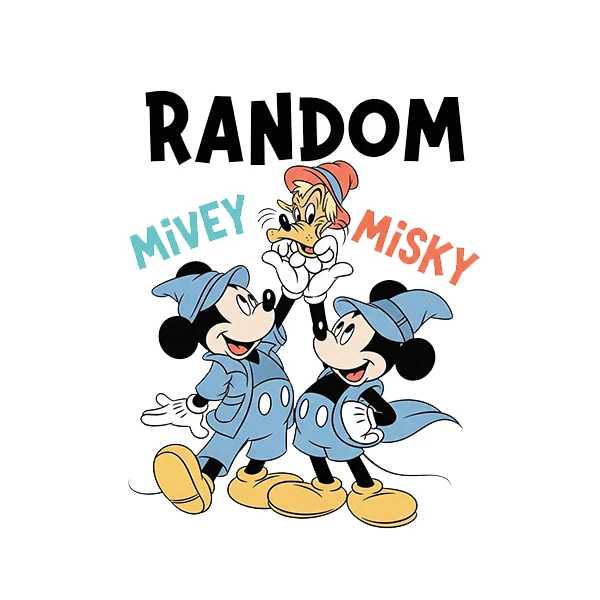  استیکر پارچه و لباس پاد آفرین طرح میکی موس کد 3473