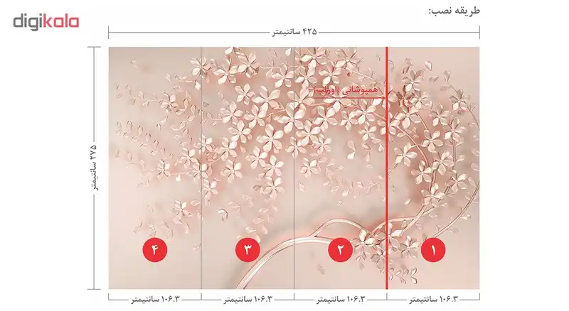 کاغذ دیواری مدل 2118662
