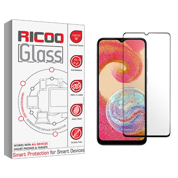 محافظ صفحه نمایش شیشه ای ریکو مدل RC مناسب برای گوشی موبایل سامسونگ Galaxy A04e