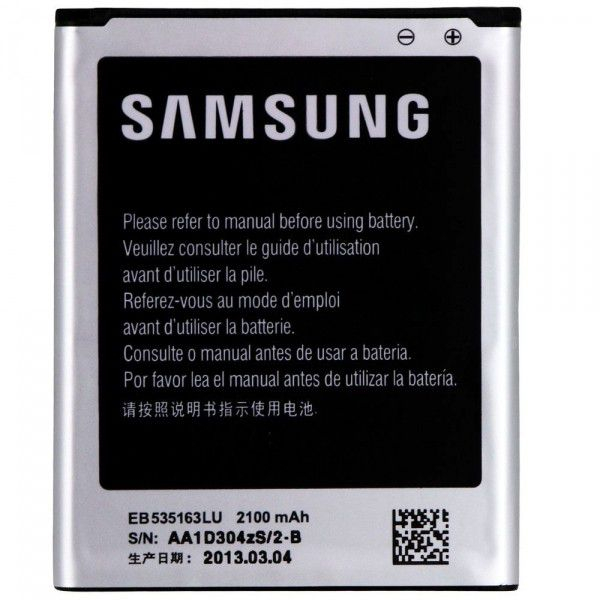باتری موبایل سامسونگ مدل EB535163LU ظرفیت 2100 میلی امپر ساعت مناسب باتری Galaxy Grand I9082