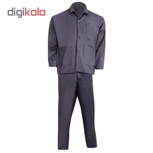 لباس کار ساده سبلان طوسی لباس کار ساده سبلان طوسی