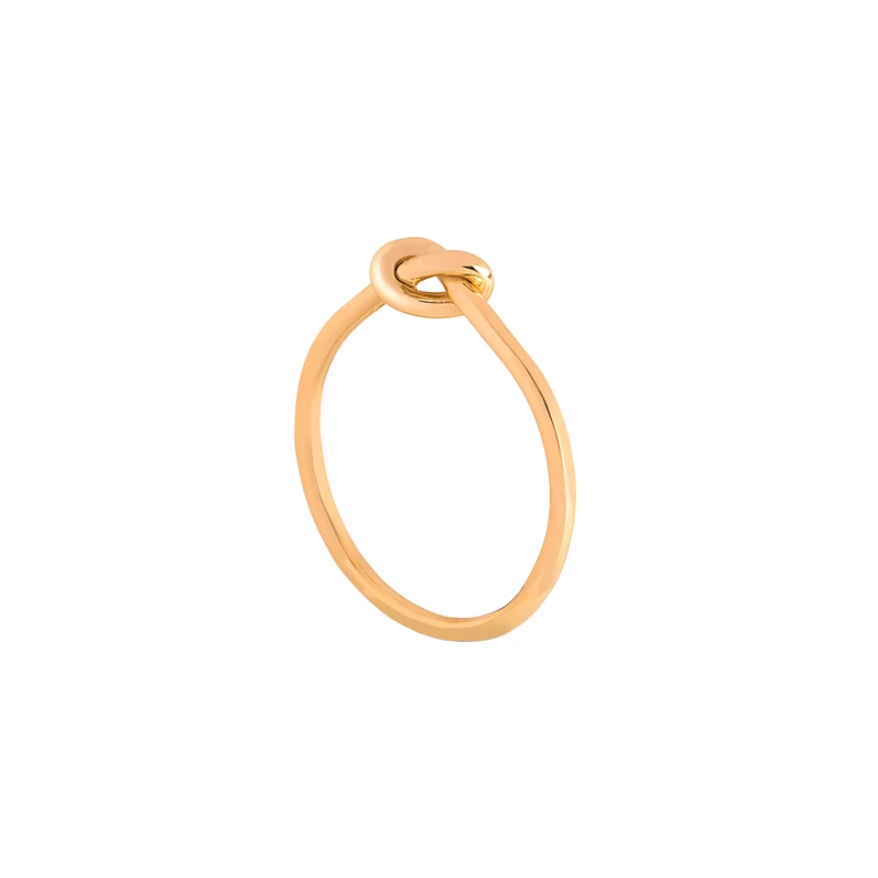 انگشتر طلا 18 عیار زنانه کیا گالری مدل گره کد RM471