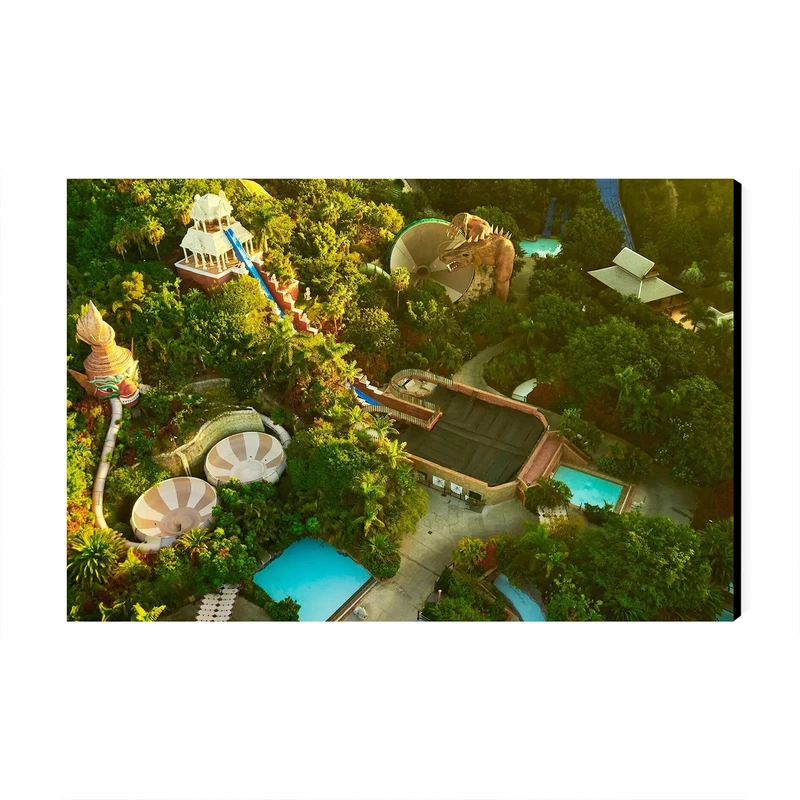 تابلو شاسی عرش طرح گردشگری اسپانیا مدل پارک سیام کد As6471