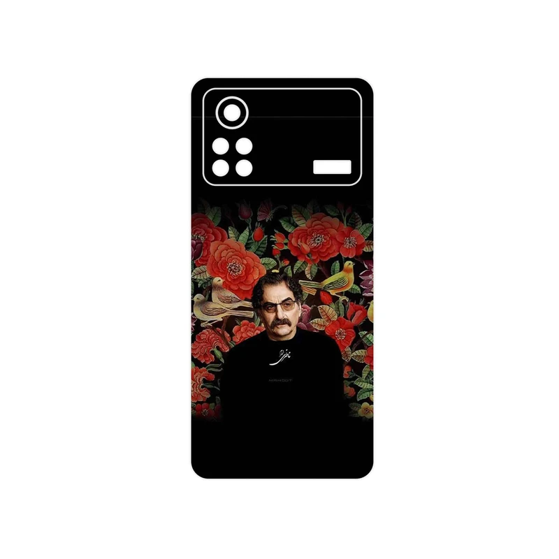 برچسب پوششی ماهوت مدل Shahram Nazeri مناسب برای گوشی موبایل شیائومی Poco X4 Pro 5G