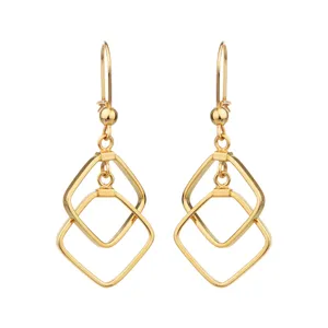 گوشواره طلا 18 عیار زنانه مدل FC001