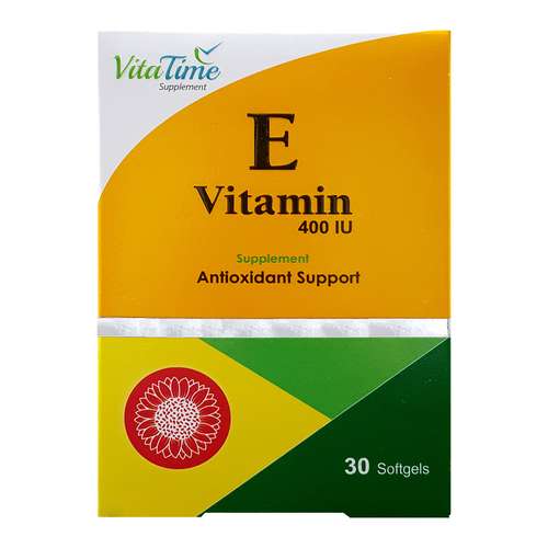 کپسول نرم ژلاتینی ویتامین E 400 واحد ویتاتون بسته 30 عددی