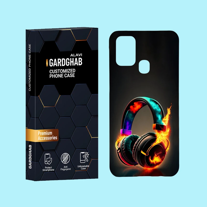 کاور گارد قاب علوی مدل ساز و موزیک مناسب برای گوشی موبایل سامسونگ Galaxy M31