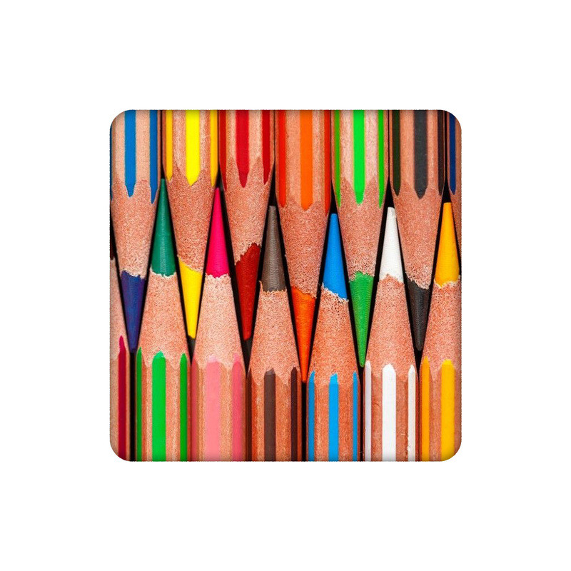 زیرلیوانی طرح مداد رنگی های تیز کد 8084063