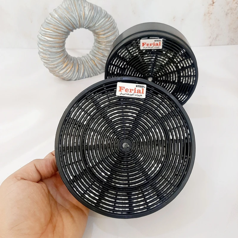 عکس شماره 11 : فیلتر زغالی هود فریال مدل a02 مناسب برای انواع هود بسته 2 عددی