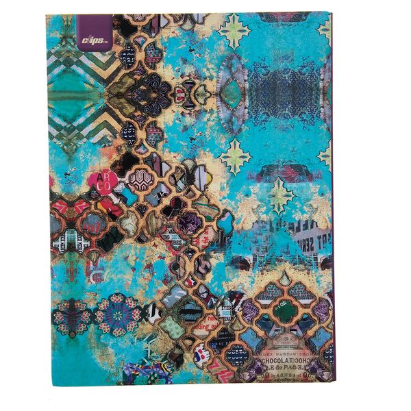 دفتر کلاسوری کلیپس مدل Colourful 00353 دفتر کلاسوری کلیپس مدل Colourful 00353