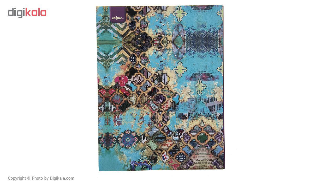 دفتر کلاسوری کلیپس مدل Colourful 00353