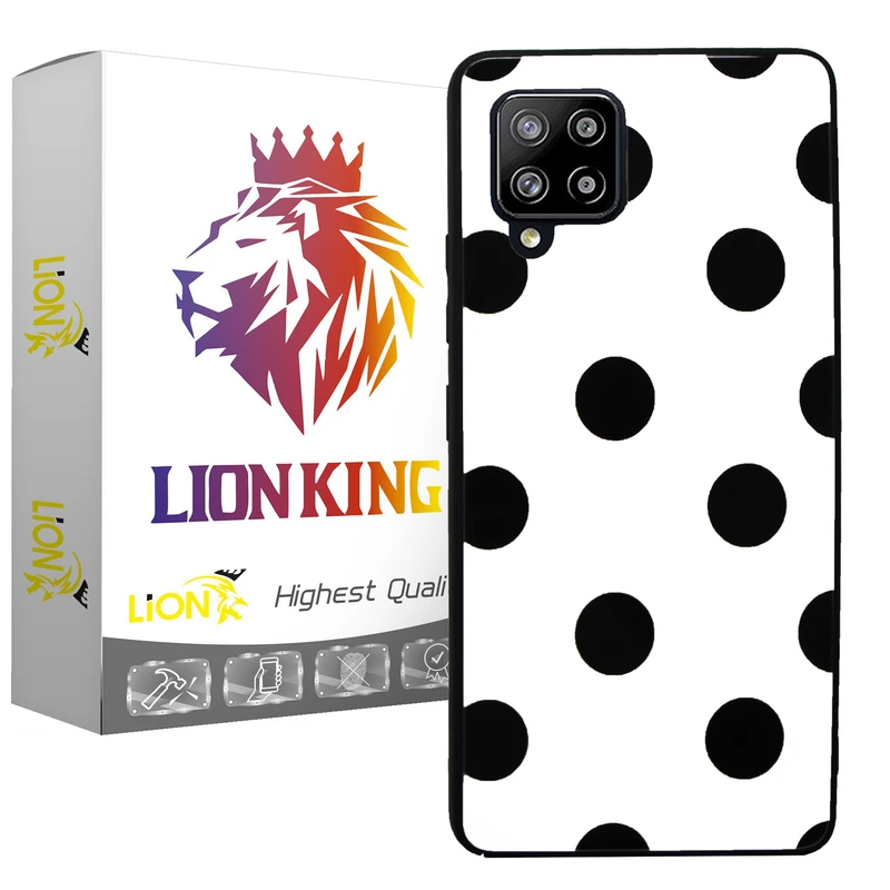 کاور لاین کینگ مدل خال خالی مناسب برای گوشی موبایل سامسونگ Galaxy A42