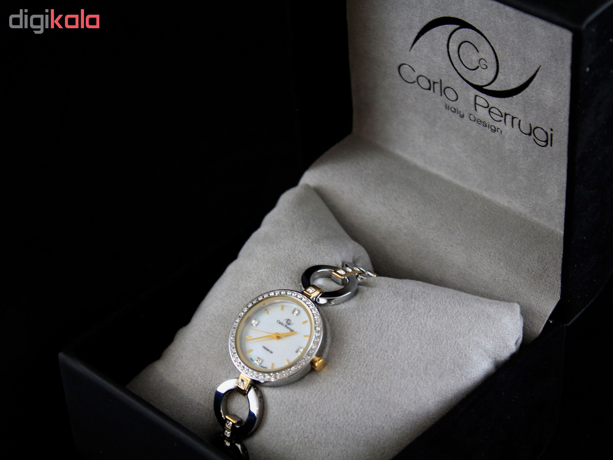 ساعت مچی عقربه ای زنانه کارلو پروجی مدل SL002010-2