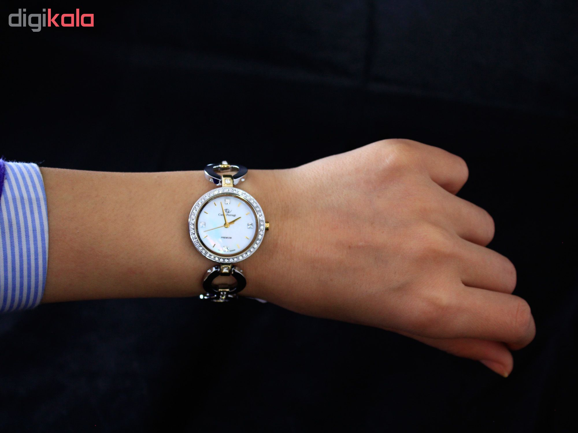 ساعت مچی عقربه ای زنانه کارلو پروجی مدل SL002010-2