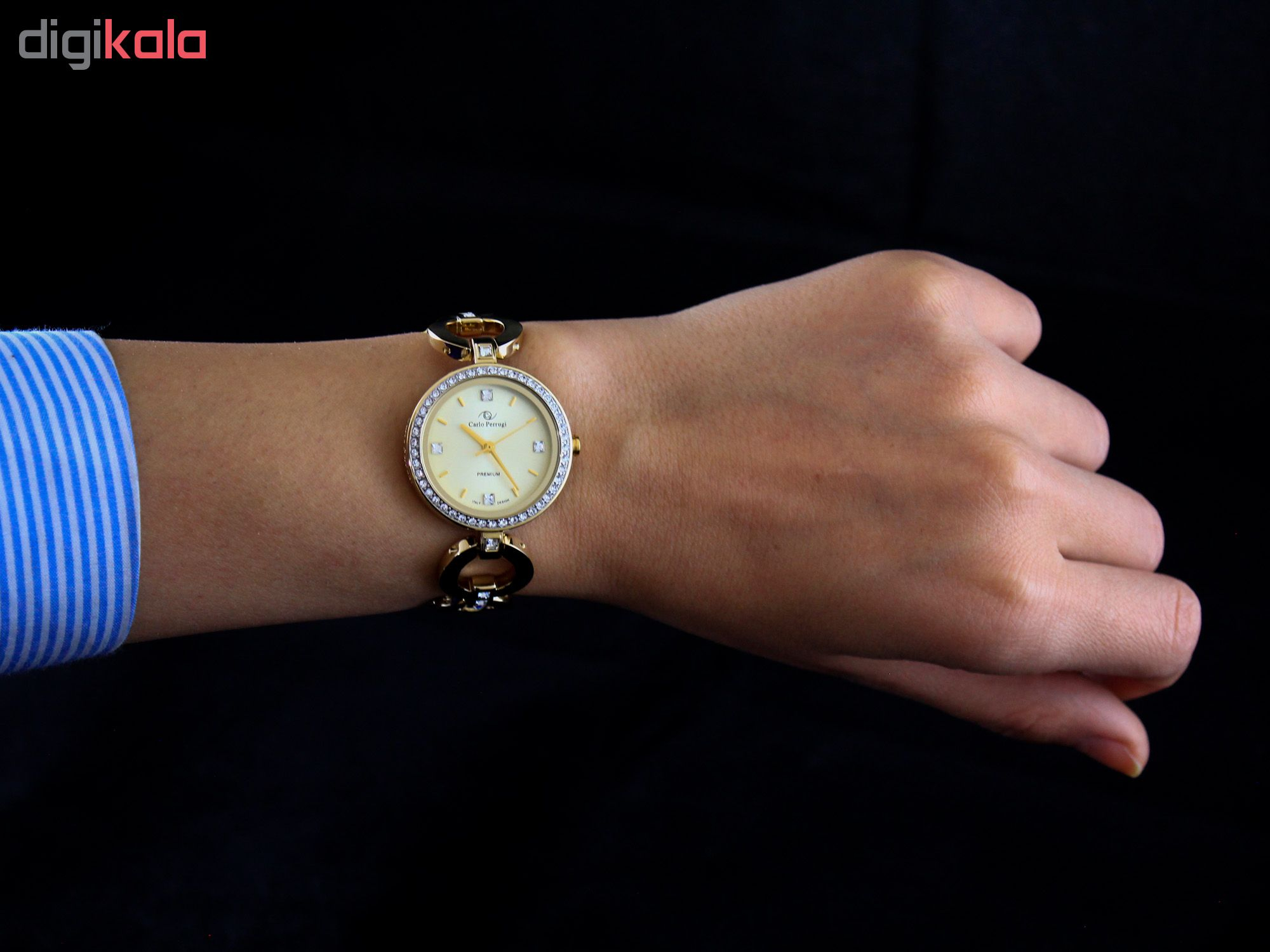 ساعت مچی عقربه ای زنانه کارلو پروجی مدل SL002010-1
