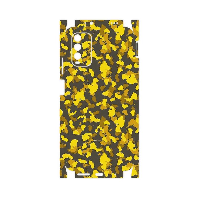 برچسب پوششی ماهوت مدل Yellow Infantry Army-FullSkin مناسب برای گوشی موبایل شیائومی Redmi 9T