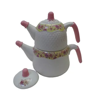 ست کتری و قوری طرح گل رز مدل B0016