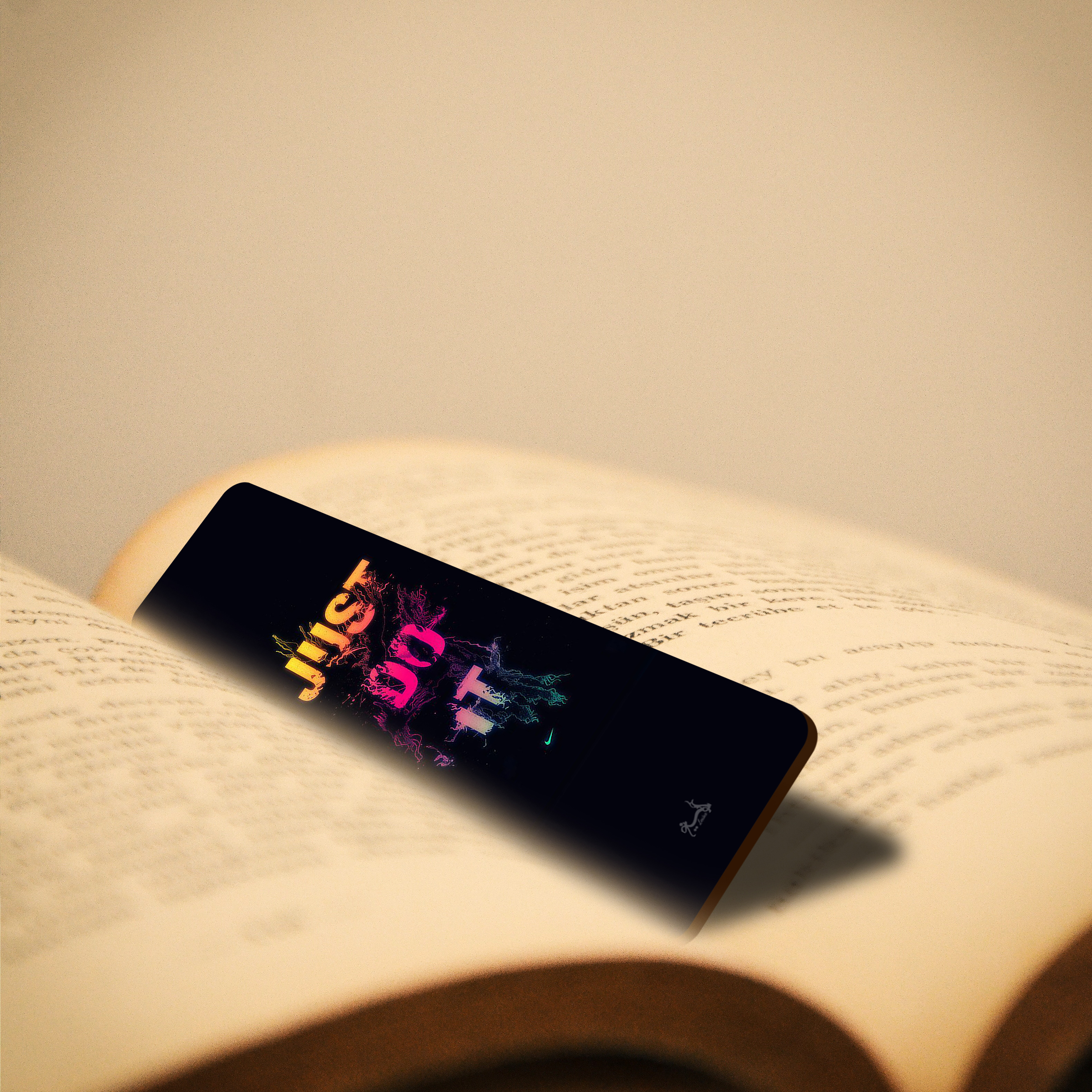 نشانگر کتاب لوکسینو مدل JUST DO IT کد Bookland_225
