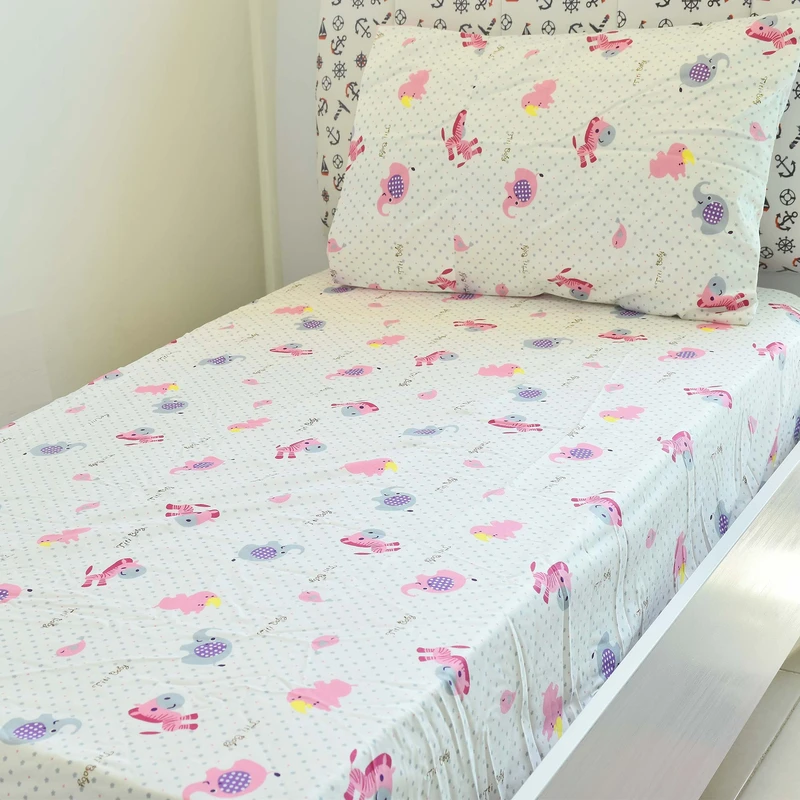 سرویس ملحفه بومرنگ مدل TTB-90 یکنفره 2 تکه