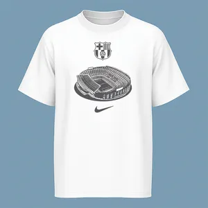 تی‌شرت آستین کوتاه مردانه مدل کیت بارسلونا V22