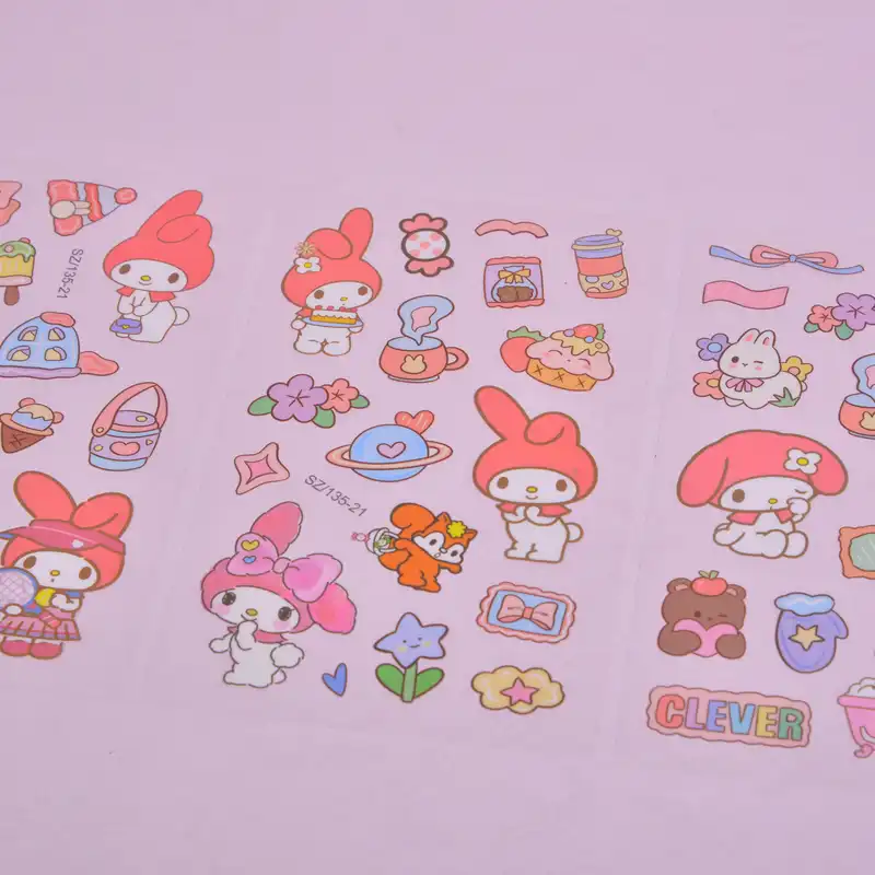 برچسب مدل برش خورده طرح ملودی و کرومی بسته 3 عددی