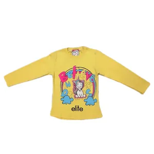 تی شرت آستین بلند دخترانه مدل DP002