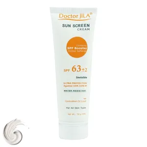 کرم ضدآفتاب دکتر ژیلا مدل Invisible با SPF63، حجم 50میلی‌لیتر