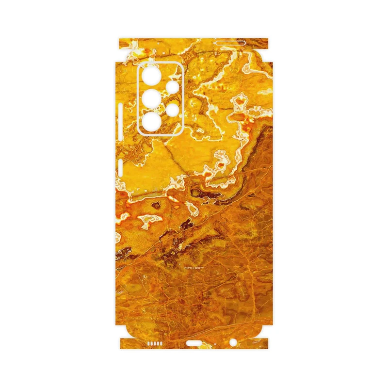 برچسب پوششی ماهوت مدل Gold Marble-FullSkin مناسب برای گوشی موبایل سامسونگ Galaxy A52 4G