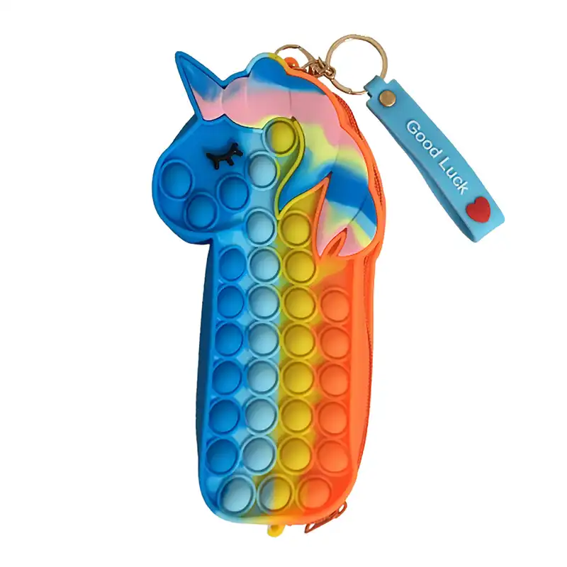 جامدادی مدل یونیکورن رنگین کمانی کد UU COL 33