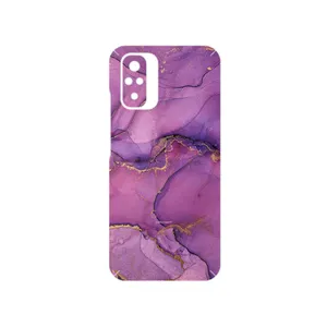 MAHOOT Purple Marble Cover Sticker for Xiaomi Redmi Note 10s