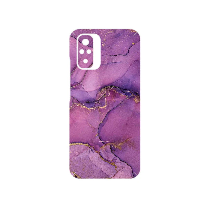 برچسب پوششی ماهوت مدل Purple Marble مناسب برای گوشی موبایل شیائومی Redmi Note 10s