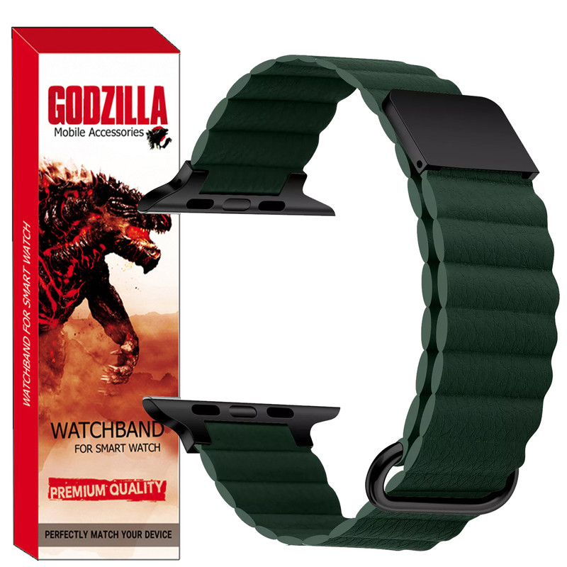 بند گودزیلا مدل Leather Loop مناسب برای اپل واچ Ultra / Ultra 2 49mm