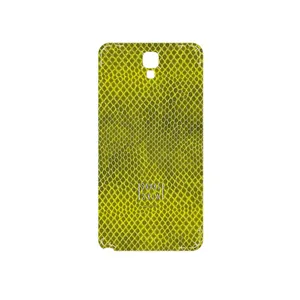 MAHOOT Yellow Snake Skin Cover Sticker for Samsung Galaxy Note 3 Neo