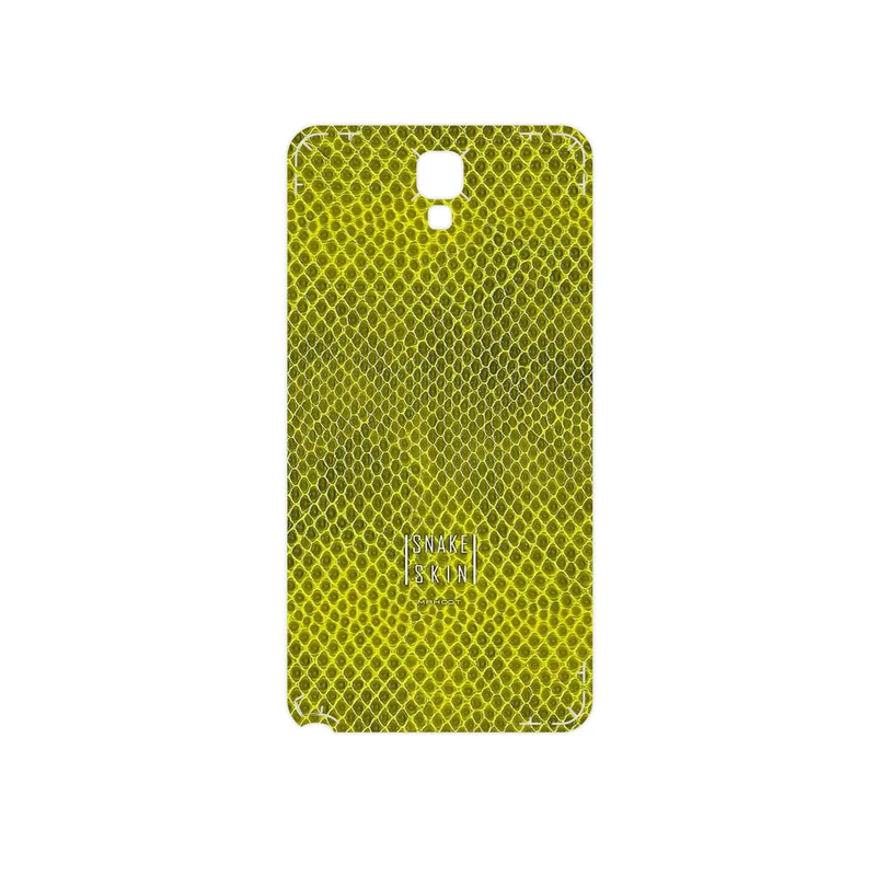 برچسب پوششی ماهوت مدل Yellow Snake Skin مناسب برای گوشی موبایل سامسونگ Galaxy Note 3 Neo