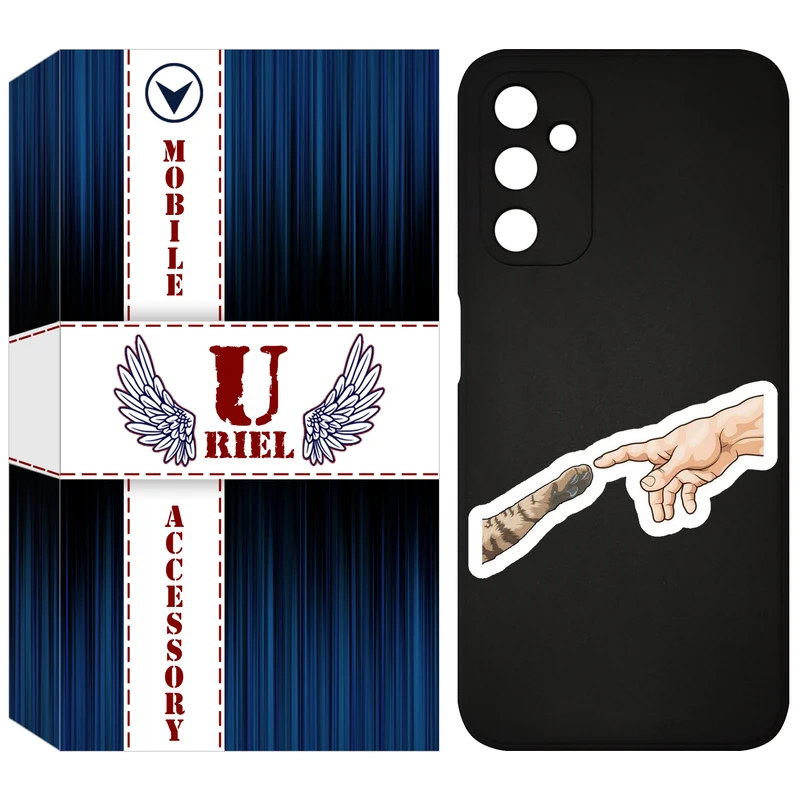 کاور یوریل مدل KSH کد 94 طرح دست گربه مناسب برای گوشی موبایل سامسونگ Galaxy M14