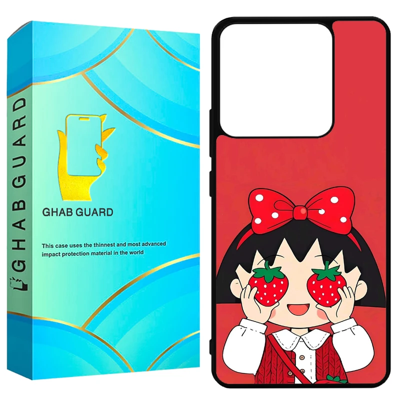 کاور قاب گارد طرح توت فرنگی مدل G14S مناسب برای گوشی موبایل شیائومی Redmi Note 14S 4G