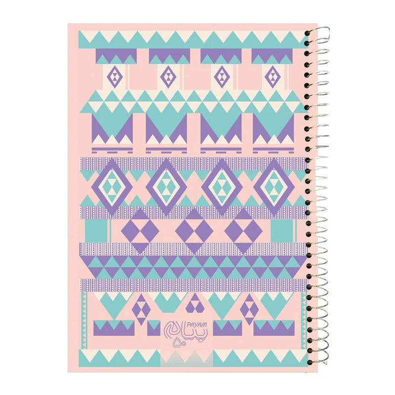 دفتر 50 برگ پیام طرح Violet کد 510