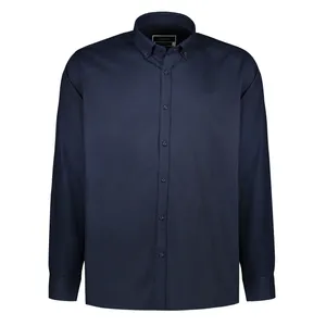 پیراهن آستین بلند یقه برگردان مردانه لیلاک مدل HD37