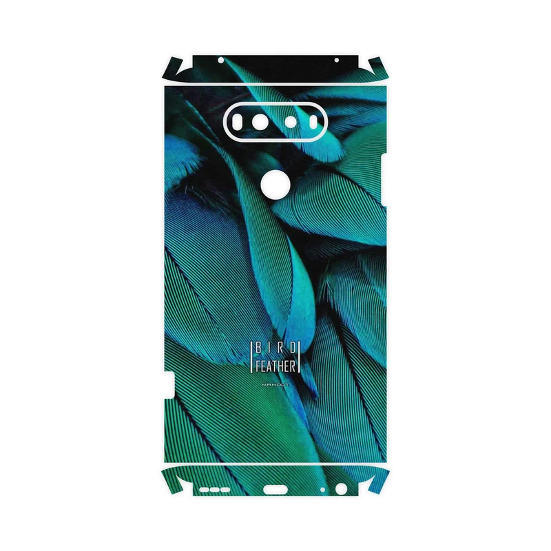 برچسب پوششی ماهوت مدل Green Feather-FullSkin مناسب برای گوشی موبایل ال جی V20