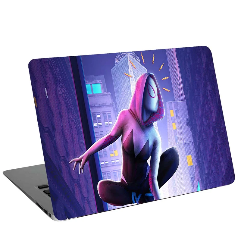 استیکر لپ تاپ طرح gwen spider verse G-1849 مناسب برای لپ تاپ 15.6 اینچ 