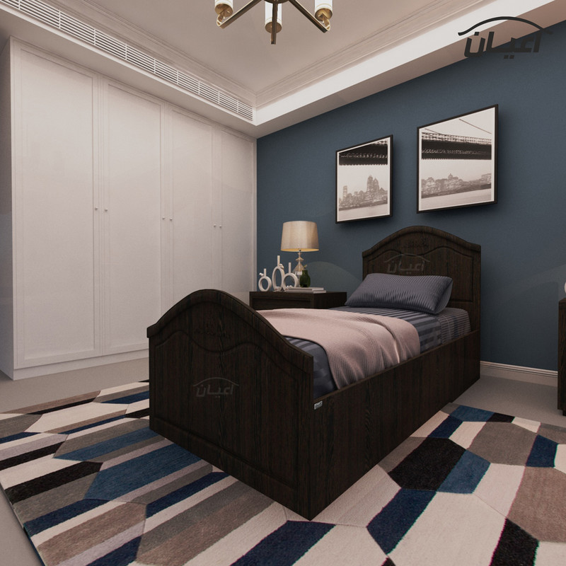 تخت خواب یکنفره اعیان مدل FH404 سایز 90x200 سانتی متر