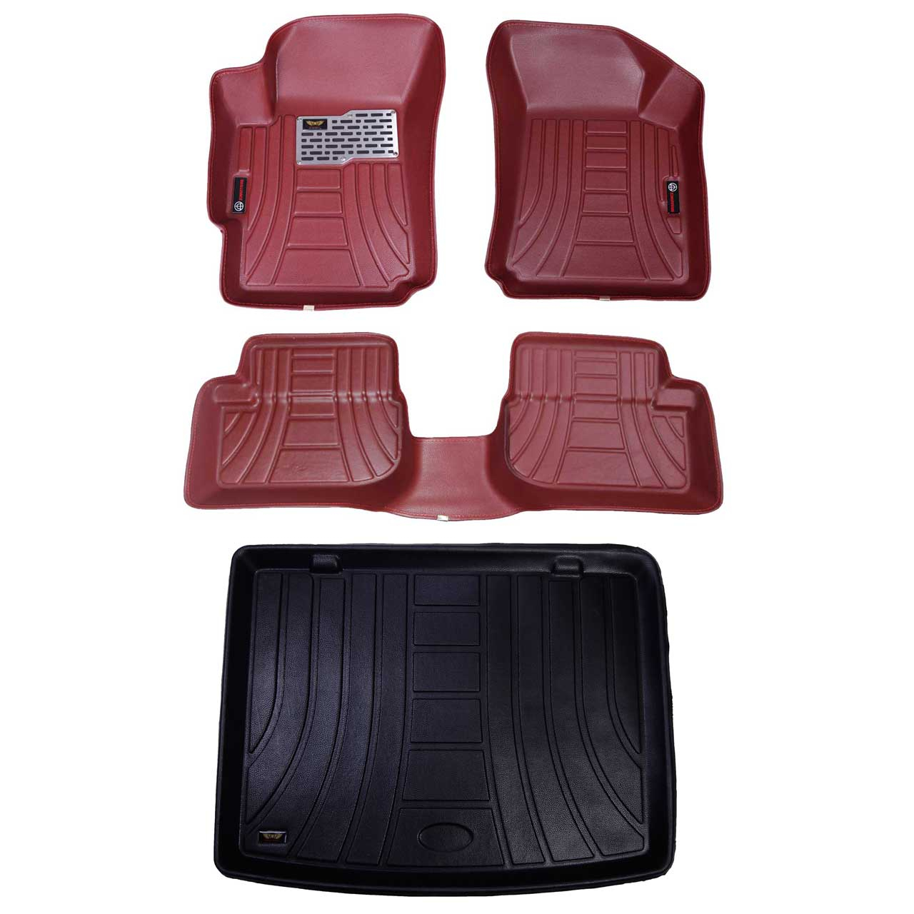 کفپوش سه بعدی خودرو مدل رویال مناسب برای برلیانس 320 به همراه کفپوش صندوق