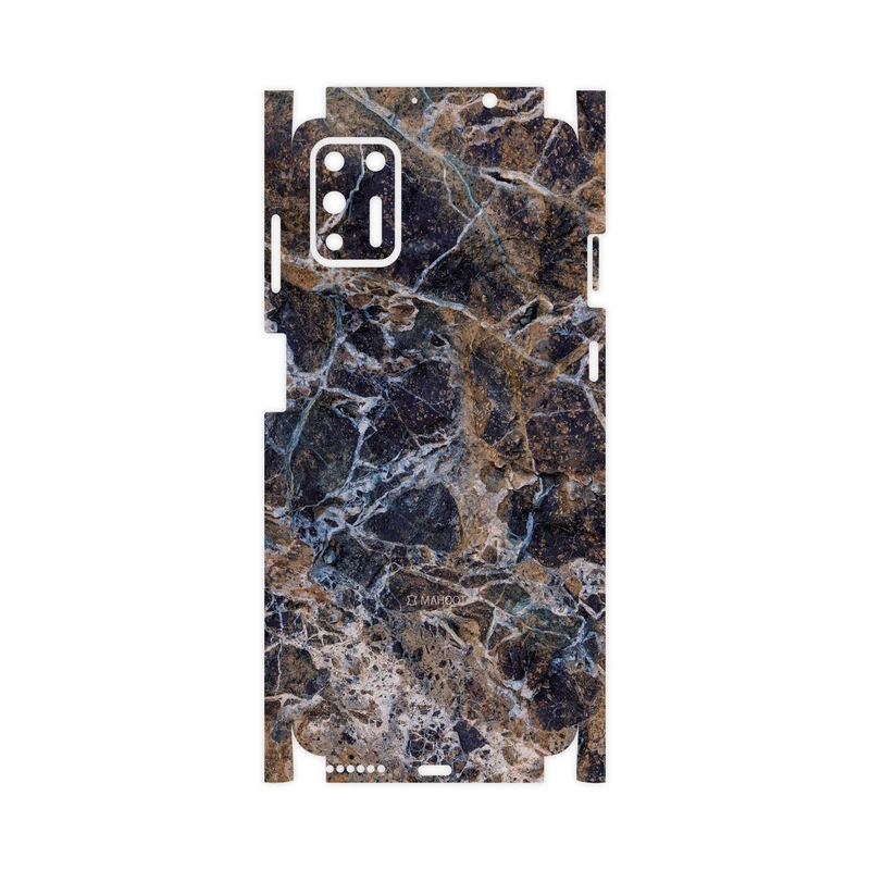 برچسب پوششی ماهوت مدل Earth-White-Marble-FullSkin مناسب برای گوشی موبایل موتورولا Moto G9 Plus