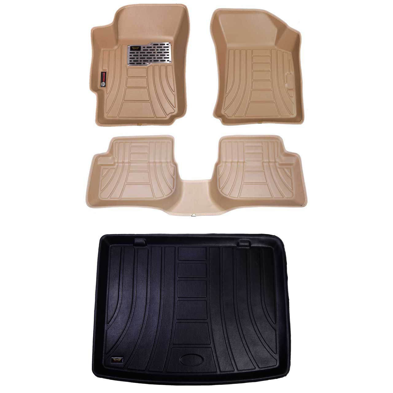 کفپوش سه بعدی خودرو مدل رویال مناسب برای برلیانس 320 به همراه کفپوش صندوق