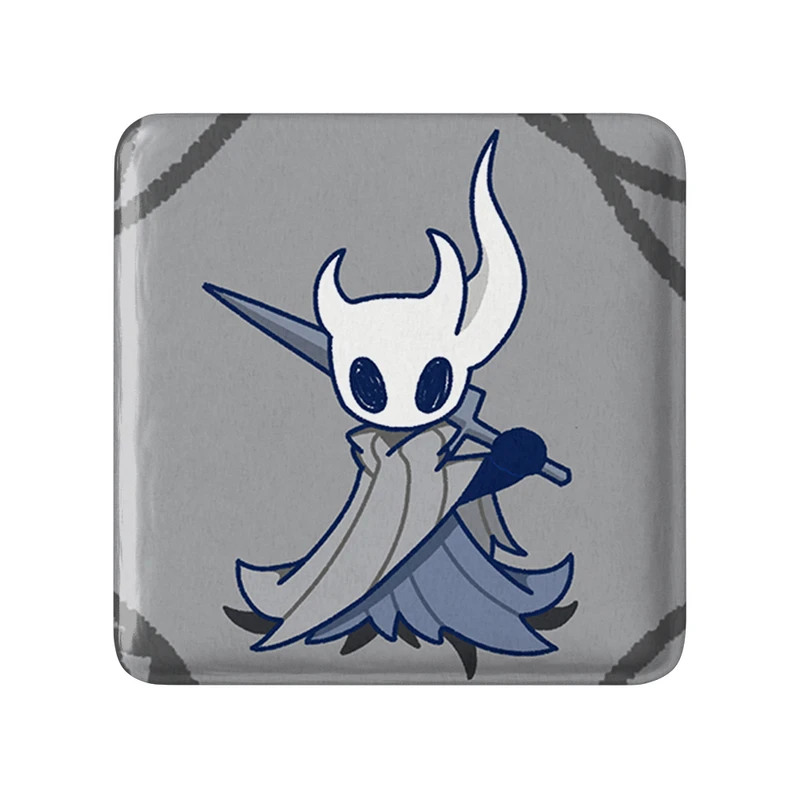 مگنت خندالو طرح بازی هالو نایت (Hollow Knight) مدل مربعی کد 32956