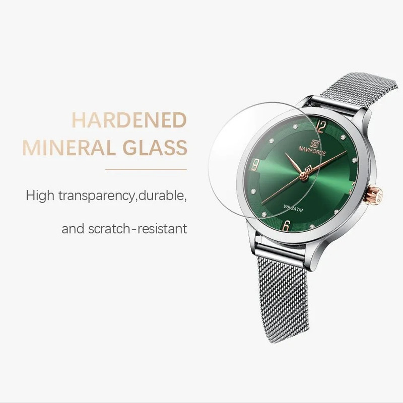 ساعت مچی عقربه ای زنانه نیوی فورس مدل NF5023 ساعت مچی عقربه ای زنانه نیوی فورس مدل NF5023