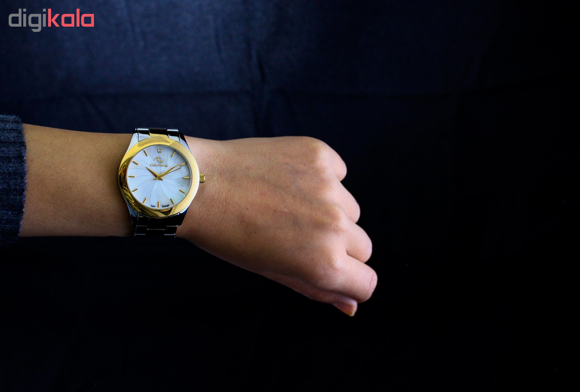 ساعت مچی عقربه ای زنانه کارلو پروجی مدل SL0044-3