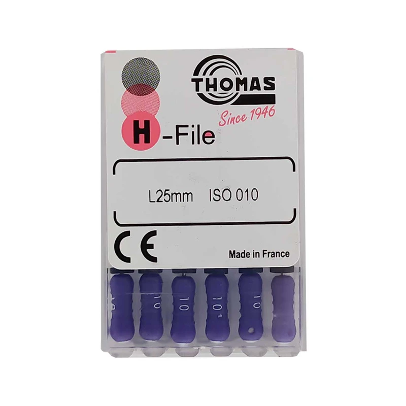 فایل دندانپزشکی توماس مدل 10 25MM بسته 6 عددی