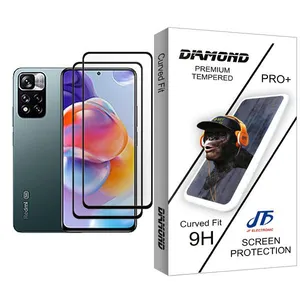 JF Diamond Glass MIX002 Screen Protector For Xiaomi Redmi Note 11 Pro+ 5G Pack Of 2